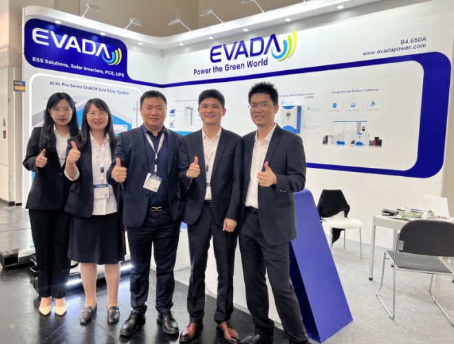 EVADA дебютировала на Intersolar Europe 2023 с решениями для солнечной энергетики и хранения энергии
